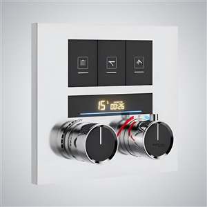 Fontana Talence Chrome Dual Handle Digital Shower Mixer Fontana Talence Chrome Dual Handle Digital Shower Mixer