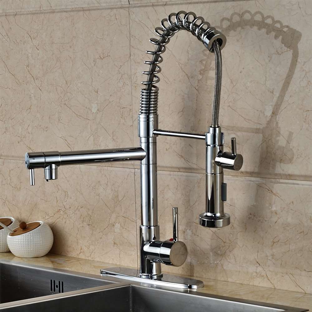 Calvados Single Handle Countertop Kitchen Sink Faucet