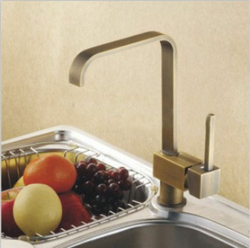 Phoenix Classico Antique Brass Single Handle Kitchen Sink Faucet